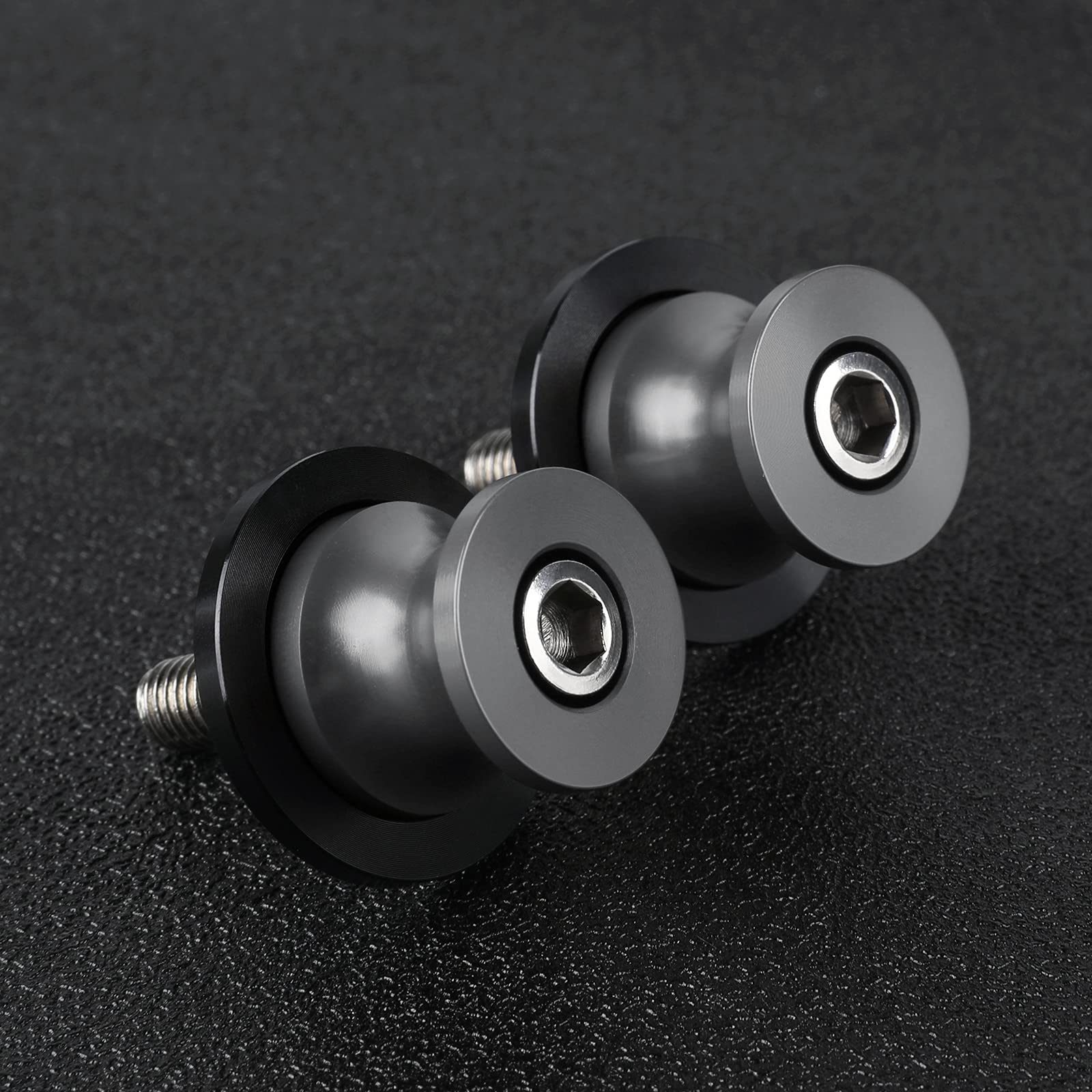 Universal 8mm Ständeraufnahme - 2Pcs M8*1,25 Bobbins Montageständer für Z900 Z800 Z1000 Suzuki GSR600 SV650 V-Strom GSF 650 1200 1250GS CBR1000RR Hornet CB600 - Grau Universal 8mm Ständeraufnahme - 2Pcs M8*1,25 Bobbins Montageständer für Z900 Z800 Z1000 Suzuki GSR600 SV650 V-Strom GSF 650 1200 1250GS CBR1000RR Hornet CB600 - Grau von QJY-Motor Part-Store