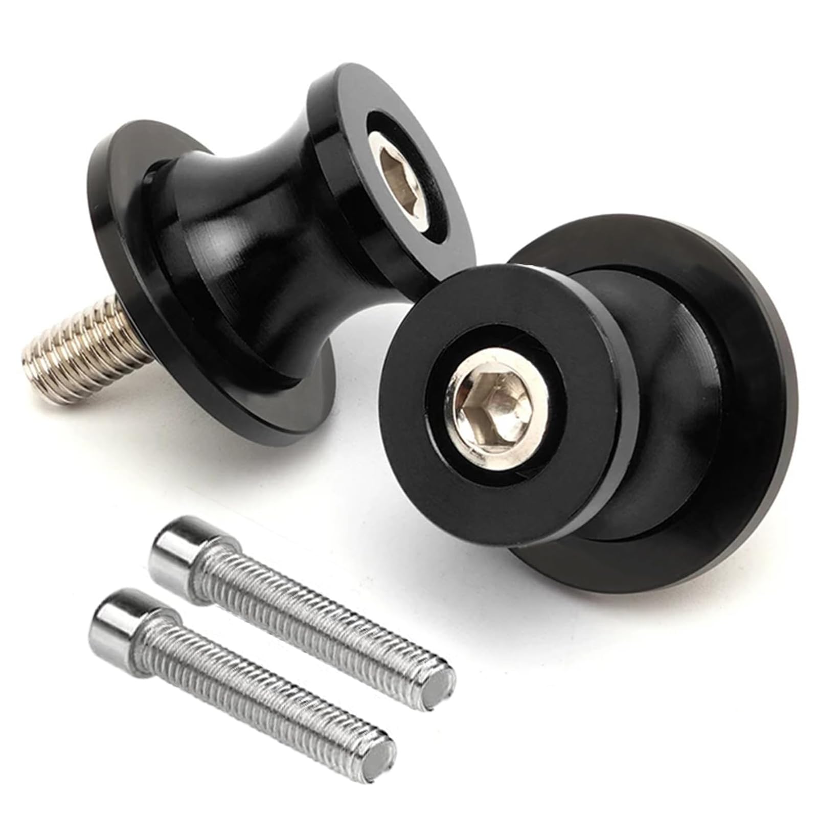 Universal 8mm Aluminium Ständeraufnahme - 2Pcs M8*1,25 Bobbins Montageständer für Z900 Z800 Z1000 Suzuki GSR600 SV650 V-Strom GSF 650 1200 1250GS Hornet CB500F CB600 - Schwarz Universal 8mm Aluminium Ständeraufnahme - 2Pcs M8*1,25 Bobbins Montageständer für Z900 Z800 Z1000 Suzuki GSR600 SV650 V-Strom GSF 650 1200 1250GS Hornet CB500F CB600 - Schwarz von QJY-Motor Part-Store