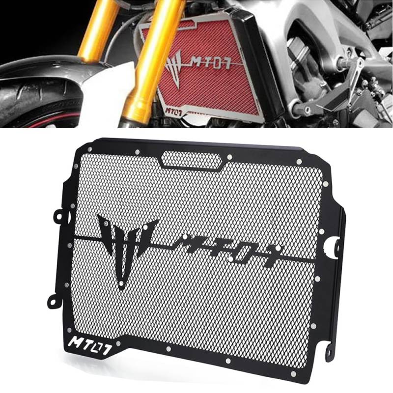MT07 2018-2024 KühlerSchutz Kühlergrillabdeckung Für MT-07 MT 07 FZ07 FZ-07 2018 2019 2020 2021 2022 2023 2024 von QJY-Motor Part-Store