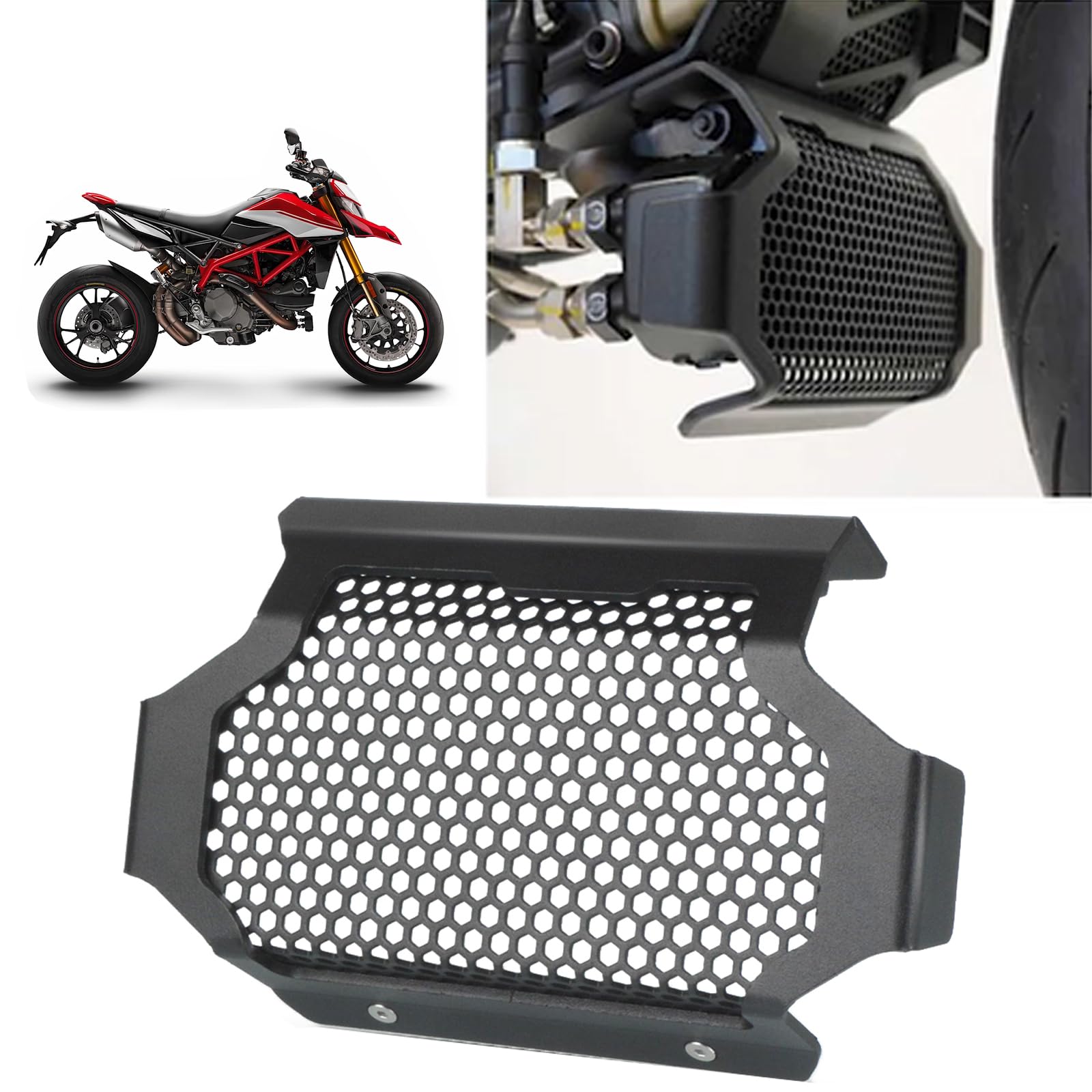 Universal Motorrad Ölkühlerschutz für Hypermotard 950 /SP/RVE 2019-2023 Monster 821 Monster 1200/R/S 2013-2020 Diavel 1260/S SuperSport S 2019-2021 Universal Motorrad Ölkühlerschutz für Hypermotard 950 /SP/RVE 2019-2023 Monster 821 Monster 1200/R/S 2013-2020 Diavel 1260/S SuperSport S 2019-2021 von QJY-Motor Part-Store