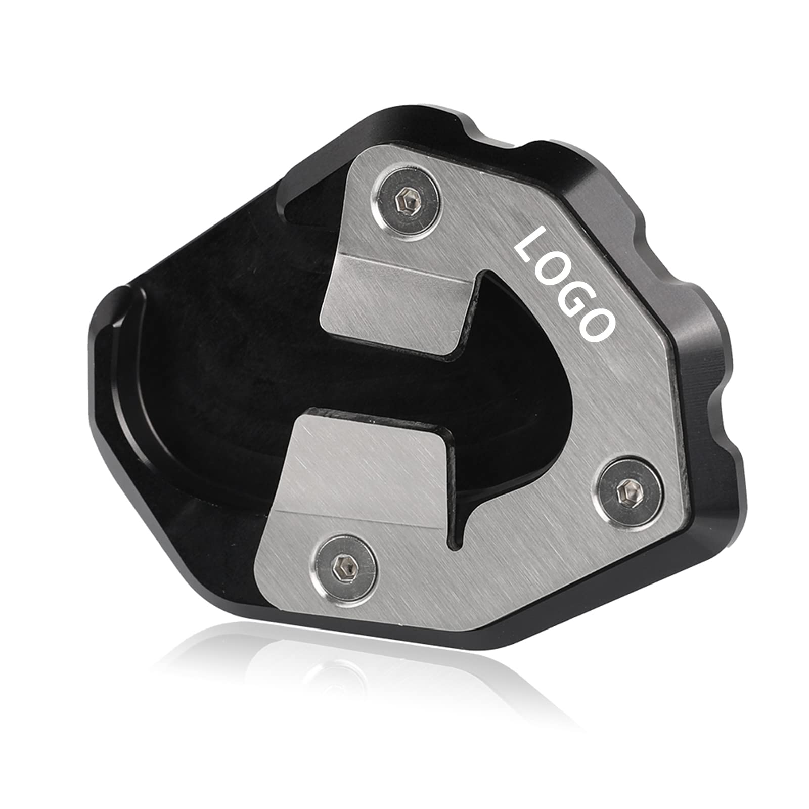 Motorrad Seitenständer Vergrößern CNC Kickstand Für K-T-M 1290 SuperDuke R 2019 2020 2021 2022 2023（Schwarz） von QJY-Motor Part-Store