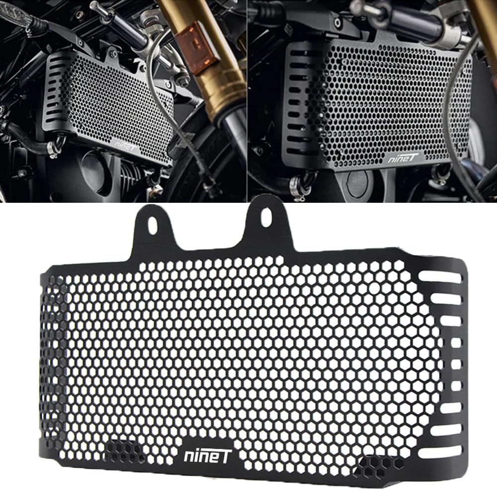 R Nine T 2014-2023 Kühlerschutz Kühler Kühlerabdeckung Oil Cooler Guard Für B.M.W R nineT 2014-2023 R-Nine-T Pure Racer Urban G/S 2017-2023 von QJY-Motor Part-Store