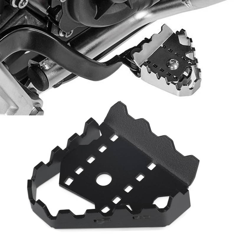 Tenere 700 2019-2024 Hinten Fußbremshebel Vergrößern Extender Für TENERE 700 T7 Rally XTZ700 Tenere XT700Z 2019 2020 2021 2022 2023 2024(Schwarz) von QJY-Motor Part-Store