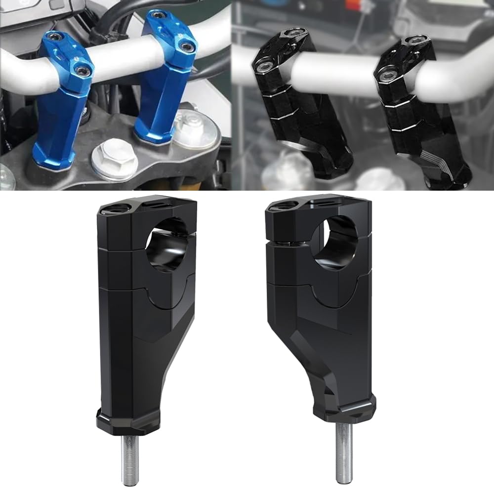 Tenere 700 2023 Motorrad Lenker Riser - 2pcs Lenkerhalterung Riser für TENERE 700 T7 Rally/World Raid 219 2020 2021 2022 2023 - Schwarz Tenere 700 2023 Motorrad Lenker Riser - 2pcs Lenkerhalterung Riser für TENERE 700 T7 Rally/World Raid 219 2020 2021 2022 2023 - Schwarz von QJY-Motor Part-Store
