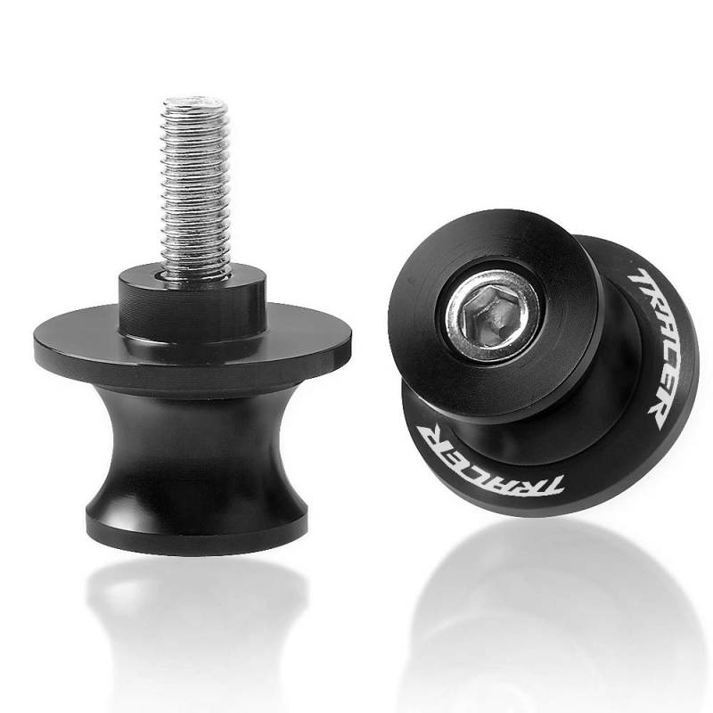 QJY-Motor Part-Store Tracer 900 GT Tracer 700 2pcs Montageständer Racingadapter M6 Bobbins CNC Ständeraufnahme Für Tracer900 GT Tracer700 GT Tracer 7 GT 2021+ Tracer 9 GT 2021+（Schwarz） von QJY-Motor Part-Store