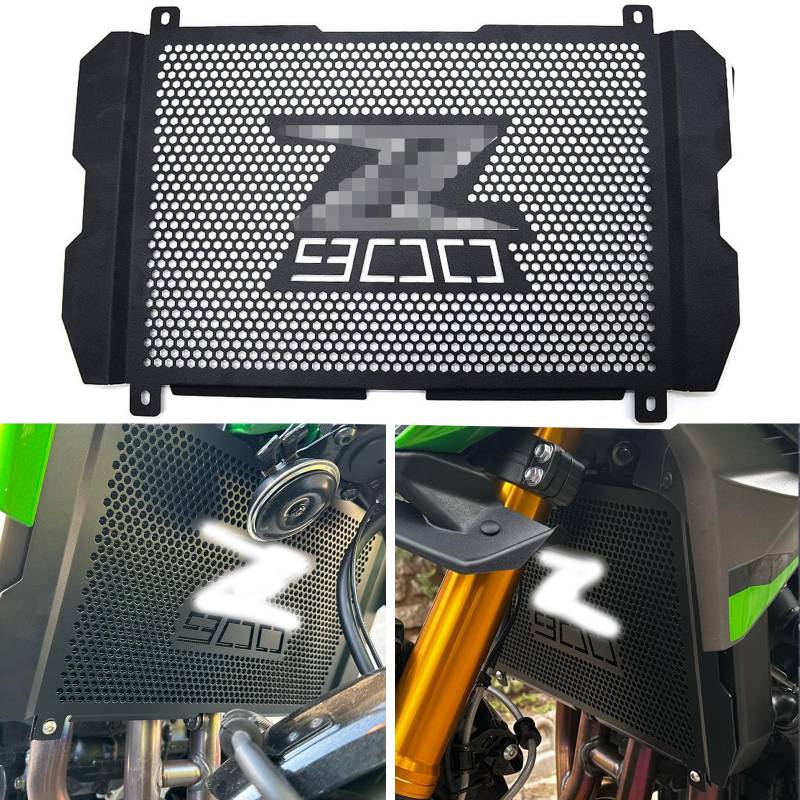Z900 2017-2024 Motorrad KühlerSchutz Für Z900 Z 900 2017 2018 2019 2020 2021 2022 2023 2024 - Schwarz von QJY-Motor Part-Store