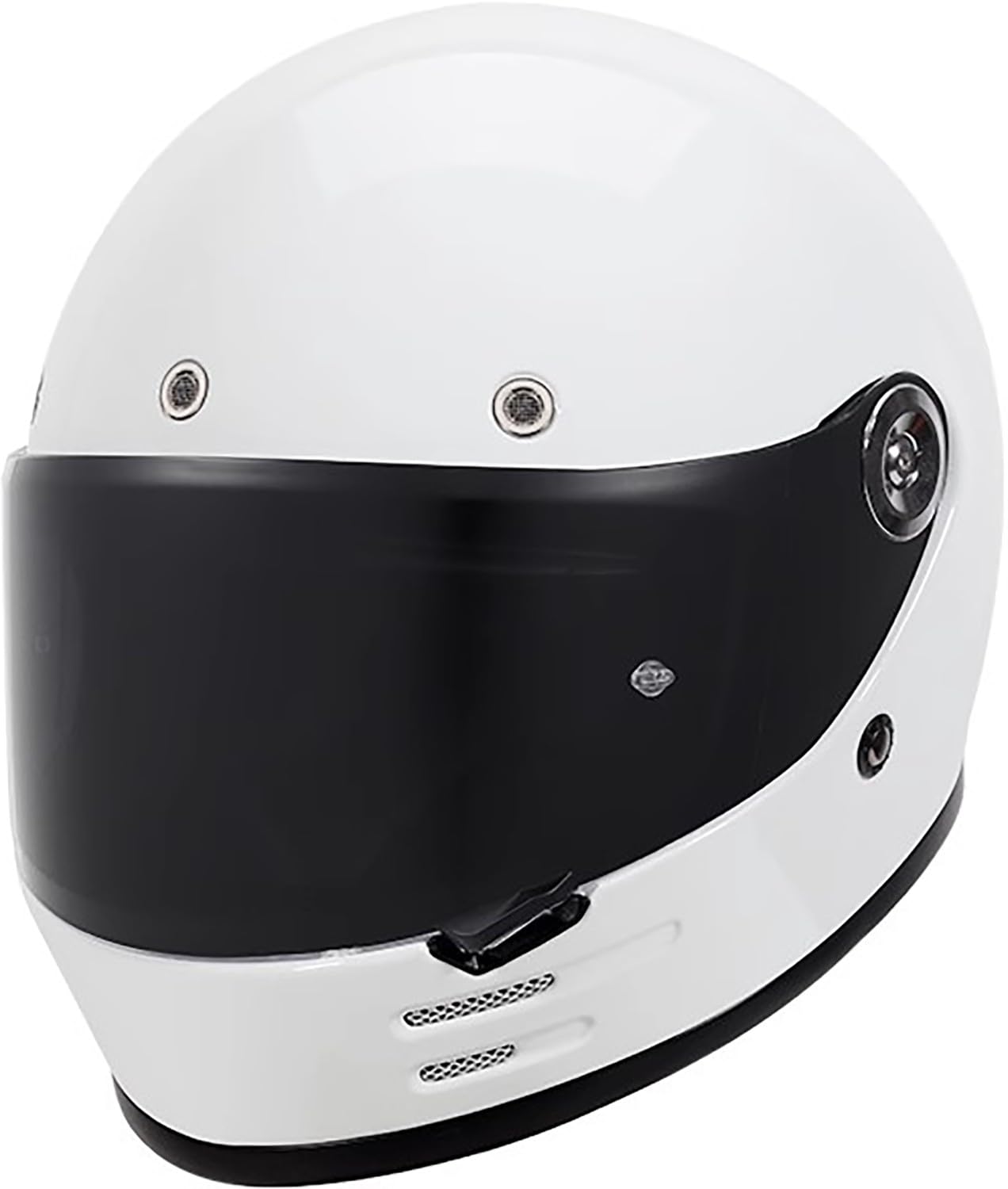 Full Face Integral Motorradhelm Retro Helm mit Visier, Motorrad Jethelme DOT/ECE-Zulassung für Erwachsene Herren Damen G,XL=59-60cm Full Face Integral Motorradhelm Retro Helm mit Visier, Motorrad Jethelme DOT/ECE-Zulassung für Erwachsene Herren Damen G,XL=59-60cm von QKBMFK