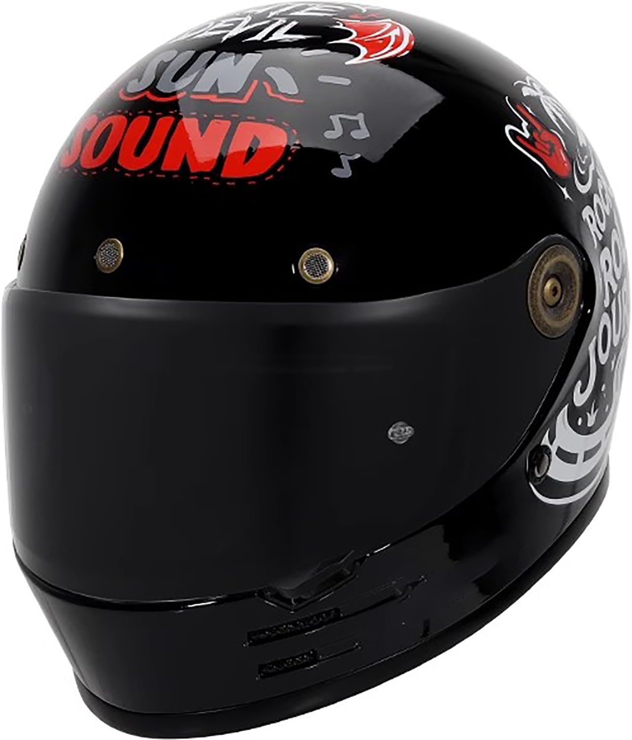 Full Face Integral Motorradhelm Retro Helm mit Visier, Motorrad Jethelme DOT/ECE-Zulassung für Erwachsene Herren Damen S,4XL=64-65cm Full Face Integral Motorradhelm Retro Helm mit Visier, Motorrad Jethelme DOT/ECE-Zulassung für Erwachsene Herren Damen S,4XL=64-65cm von QKBMFK