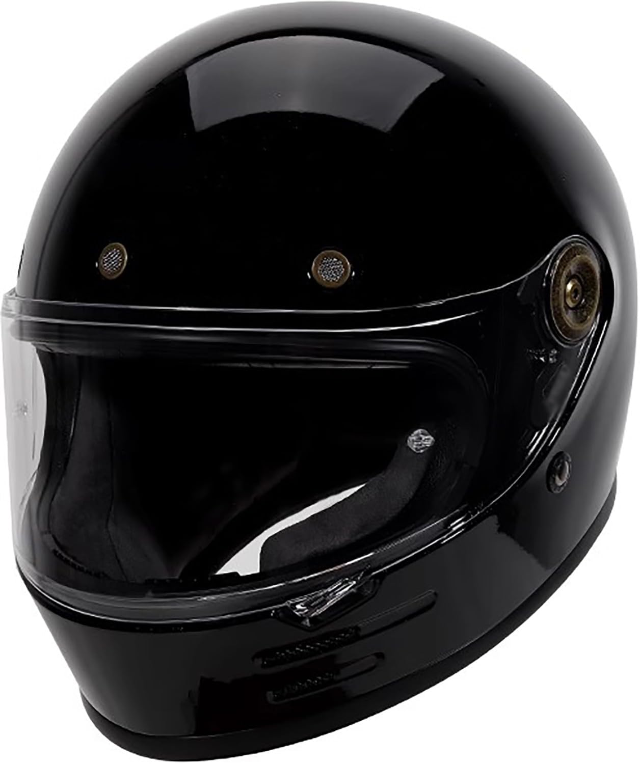 Retro Motorradhelm Integralhelme mit Visier, DOT/ECE-Zulassung Full Face Helme Scooter Mofa-Helm Jethelme G,XL=59-60cm Retro Motorradhelm Integralhelme mit Visier, DOT/ECE-Zulassung Full Face Helme Scooter Mofa-Helm Jethelme G,XL=59-60cm von QKBMFK