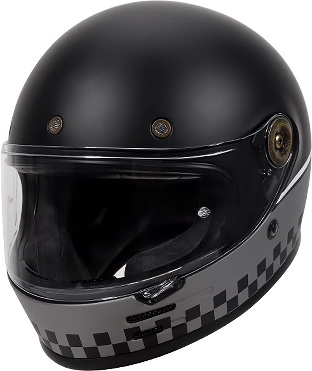 Retro Motorradhelm Integralhelme mit Visier, DOT/ECE-Zulassung Full Face Helme Scooter Mofa-Helm Jethelme N,4XL=64-65cm Retro Motorradhelm Integralhelme mit Visier, DOT/ECE-Zulassung Full Face Helme Scooter Mofa-Helm Jethelme N,4XL=64-65cm von QKBMFK
