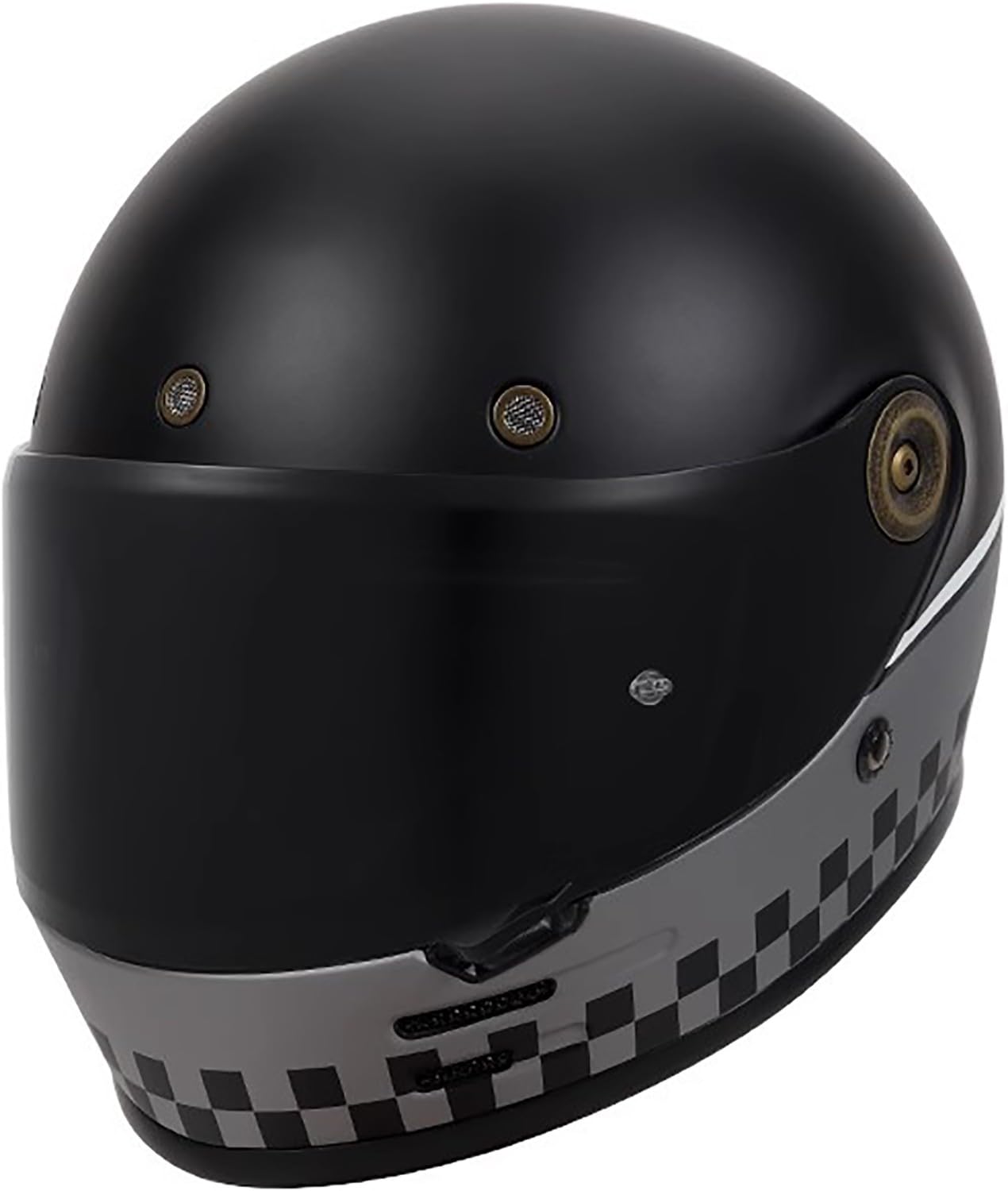 Retro Motorradhelm Integralhelme mit Visier, Motorrad Jethelme DOT/ECE-Zulassung Erwachsene Mode Motorradhelm F,4XL=64-65cm Retro Motorradhelm Integralhelme mit Visier, Motorrad Jethelme DOT/ECE-Zulassung Erwachsene Mode Motorradhelm F,4XL=64-65cm von QKBMFK