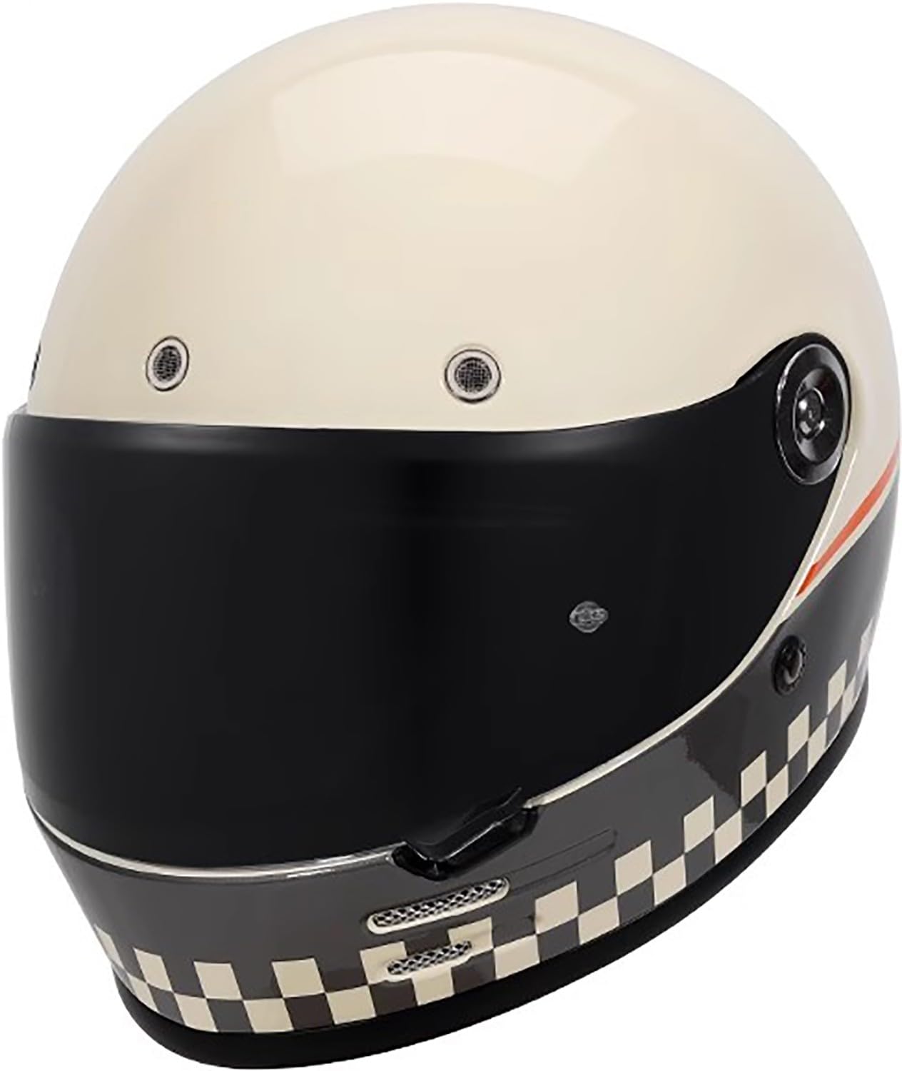 Retro Motorradhelm Integralhelme mit Visier, Motorrad Jethelme DOT/ECE-Zulassung Erwachsene Mode Motorradhelm G,M=55-56cm Retro Motorradhelm Integralhelme mit Visier, Motorrad Jethelme DOT/ECE-Zulassung Erwachsene Mode Motorradhelm G,M=55-56cm von QKBMFK