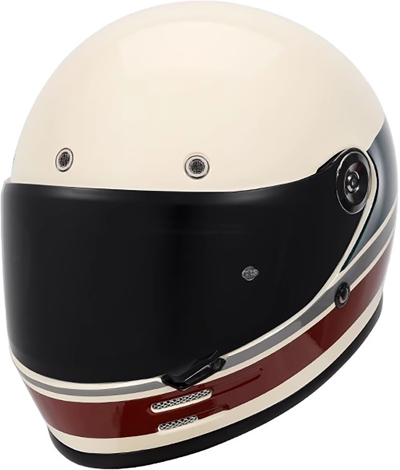 Retro Motorradhelm Integralhelme mit Visier, Motorrad Jethelme DOT/ECE-Zulassung Erwachsene Mode Motorradhelm J,M=55-56cm Retro Motorradhelm Integralhelme mit Visier, Motorrad Jethelme DOT/ECE-Zulassung Erwachsene Mode Motorradhelm J,M=55-56cm von QKBMFK