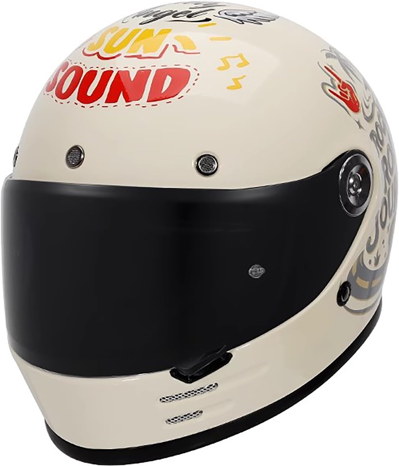 Retro Motorradhelm Integralhelme mit Visier, Motorrad Jethelme DOT/ECE-Zulassung Erwachsene Mode Motorradhelm P,M=55-56cm Retro Motorradhelm Integralhelme mit Visier, Motorrad Jethelme DOT/ECE-Zulassung Erwachsene Mode Motorradhelm P,M=55-56cm von QKBMFK