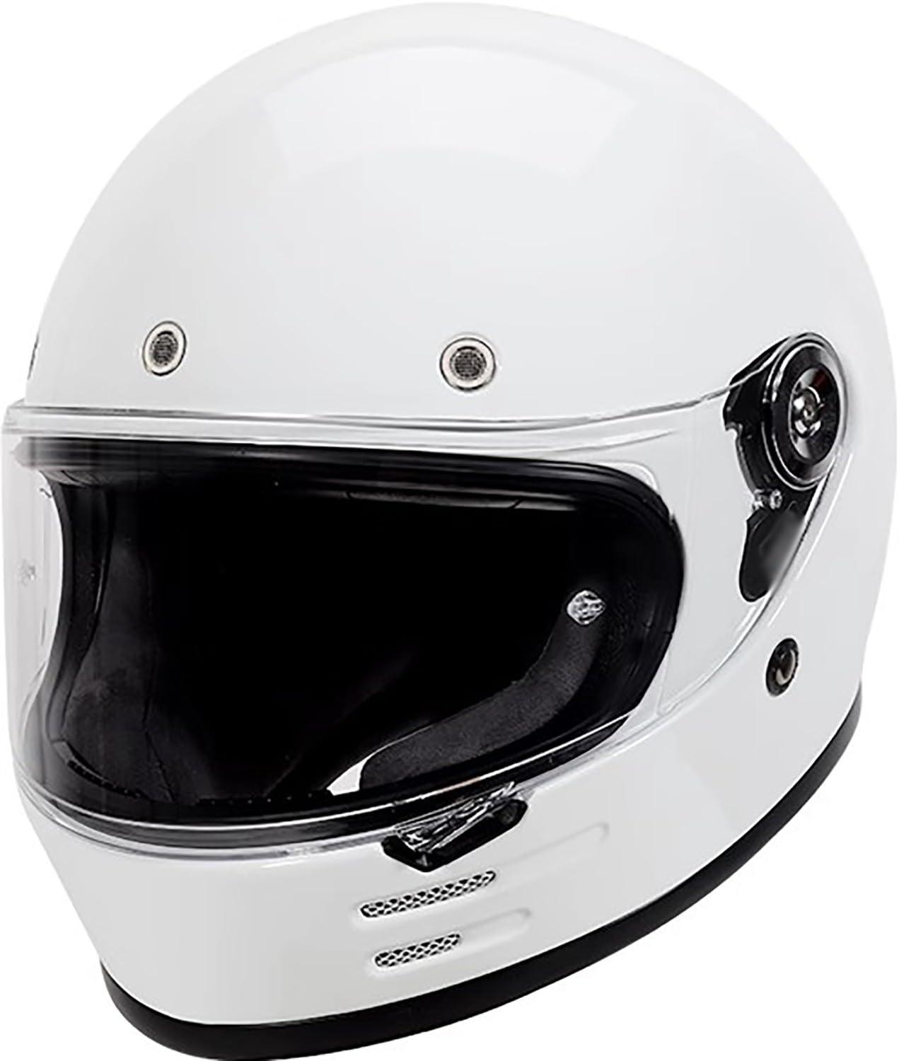 Vintage Integralhelm Motorrad Helm Motorradhelm mit Visier, Jethelme DOT/ECE-Zulassung Full Face Helme für Erwachsene Herren Damen A,2XL=61-62cm Vintage Integralhelm Motorrad Helm Motorradhelm mit Visier, Jethelme DOT/ECE-Zulassung Full Face Helme für Erwachsene Herren Damen A,2XL=61-62cm von QKBMFK