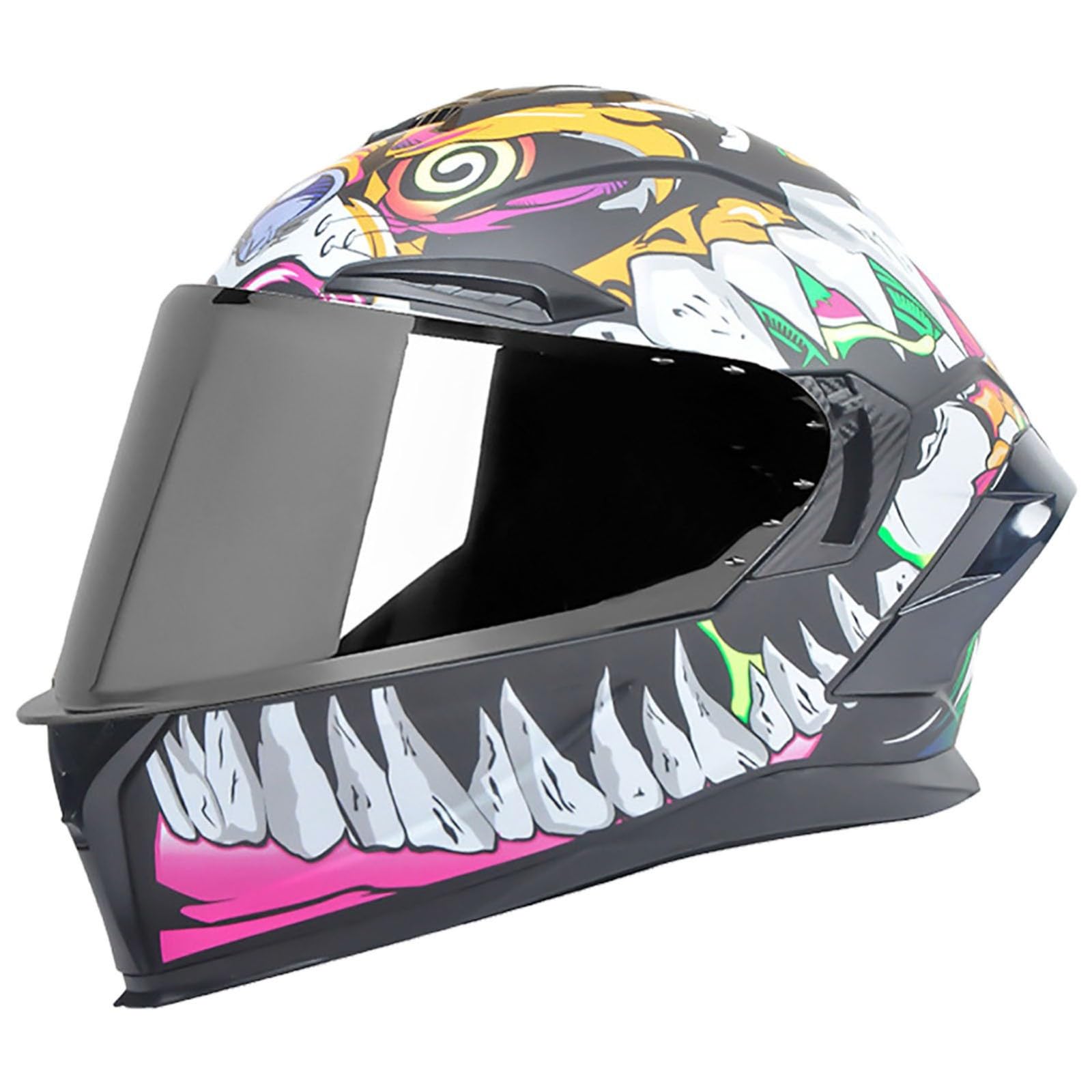 Modularer Motorradhelm Herren ECE-Geprüfter Rollerhelm Integralhelm Motorradhelm, Unisex-Erwachsener Rennradhelm A2,XL/{61~62cm} Modularer Motorradhelm Herren ECE-Geprüfter Rollerhelm Integralhelm Motorradhelm, Unisex-Erwachsener Rennradhelm A2,XL/{61~62cm} von QKDWQZ