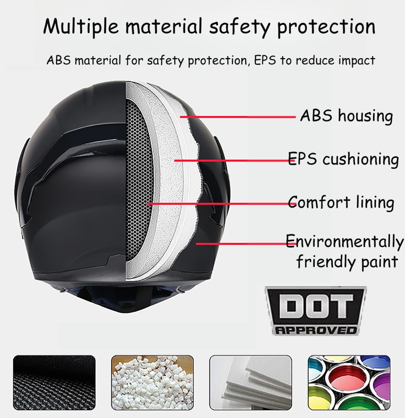 Modularer Motorradhelm Herren ECE-Geprüfter Rollerhelm Integralhelm Motorradhelm, Unisex-Erwachsener Rennradhelm B2,XL/{61~62cm} Modularer Motorradhelm Herren ECE-Geprüfter Rollerhelm Integralhelm Motorradhelm, Unisex-Erwachsener Rennradhelm B2,XL/{61~62cm} von QKDWQZ