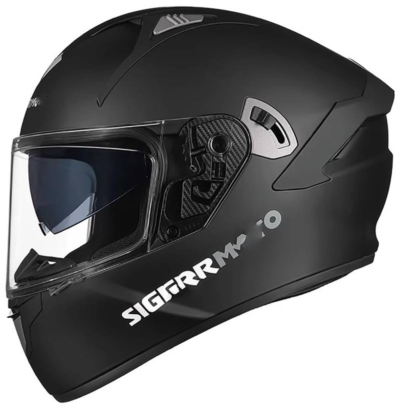 Motorrad-Integralhelme Mit Doppelvisier, Motorcross-Helme, ECE R22.06-Zugelassener Integralhelm Für Rennfahrer Und Motorradfahrer, Für Erwachsene, Männer Und Frauen C3,XXXL/{63~64cm} von QKDWQZ