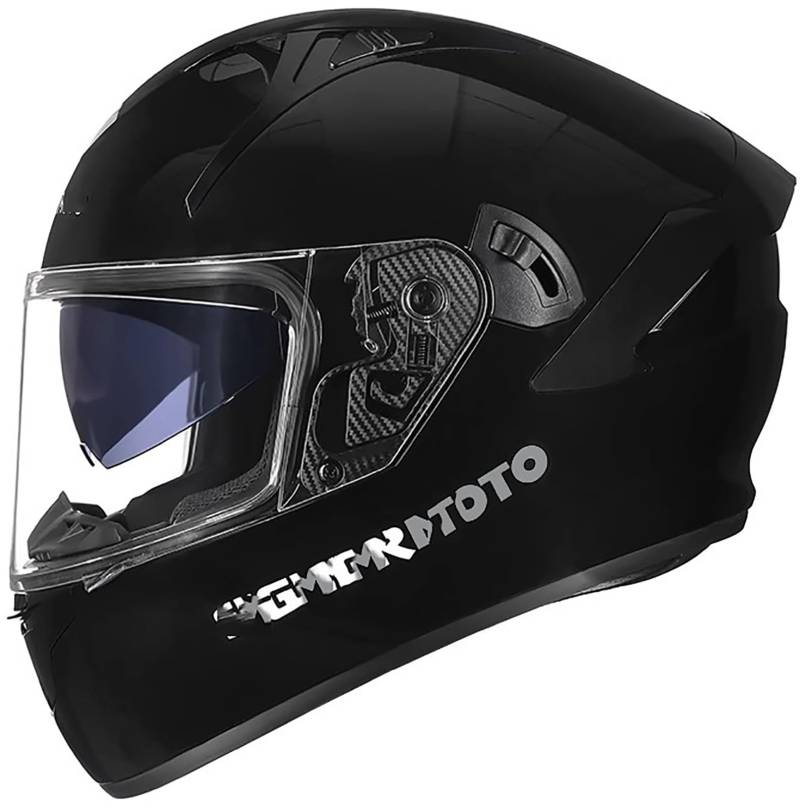Motorrad-Integralhelme Mit Doppelvisier, Motorcross-Helme, ECE R22.06-Zugelassener Integralhelm Für Rennfahrer Und Motorradfahrer, Für Erwachsene, Männer Und Frauen F2,XXL/{61~62cm} von QKDWQZ
