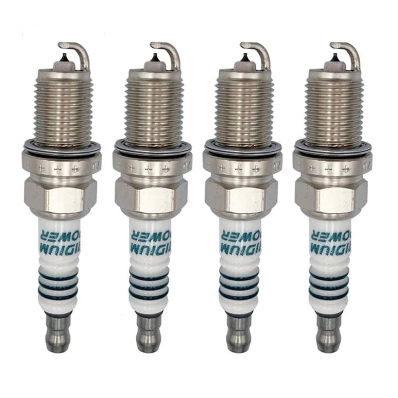 Iridium Power Zündkerzen IK16 5303 kompatibel mit Mercedes Benz Toyota Honda Nissan Hyundai Kia Auto-Zündsystem-Teile Automobil-Ersatz 4 Stück von QKFTCSDW