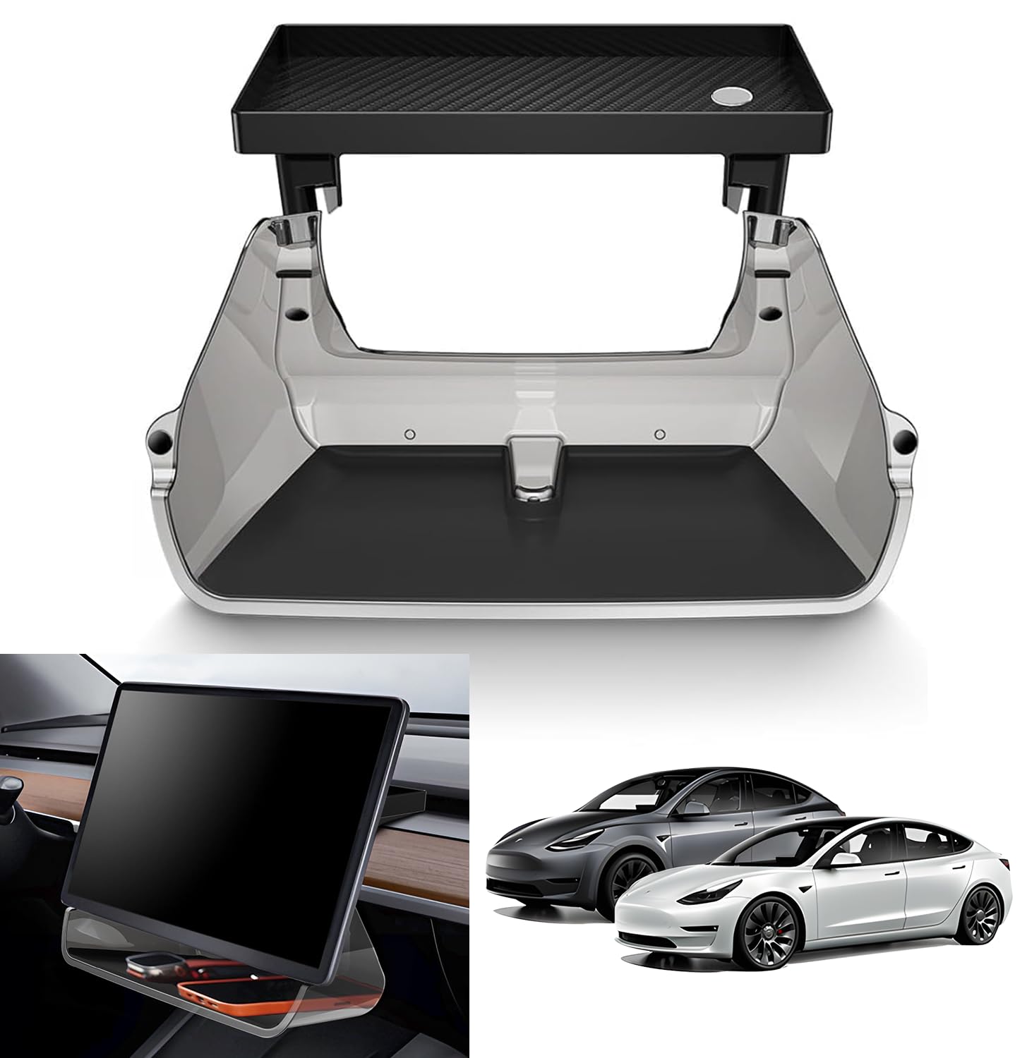 QKIIP Model Y Zubehör Mittelkonsole für Tesla,Hochwertige Magnetische Acryl-Ablage für Tesla Model 3/Y - Einfache Installation, Model y zubehör mittelkonsole für Tesla Model 3 Y QKIIP Model Y Zubehör Mittelkonsole für Tesla,Hochwertige Magnetische Acryl-Ablage für Tesla Model 3/Y - Einfache Installation, Model y zubehör mittelkonsole für Tesla Model 3 Y von QKIIP