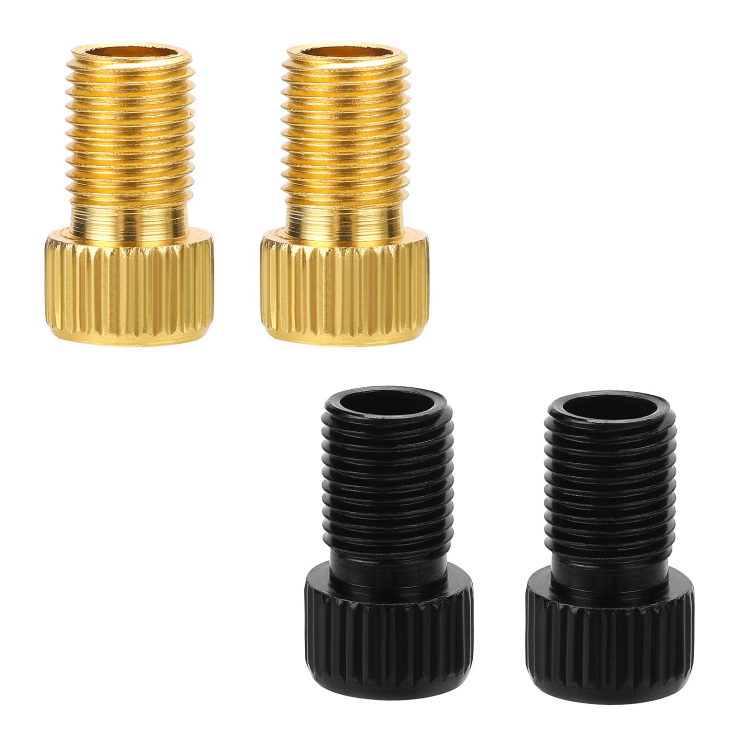 Qkurt Presta nach Schrader Fahrradventil Adapter, Aluminiumlegierung Adapter Konverter Fahrradventil Qkurt Presta nach Schrader Fahrradventil Adapter, Aluminiumlegierung Adapter Konverter Fahrradventil von QKURT