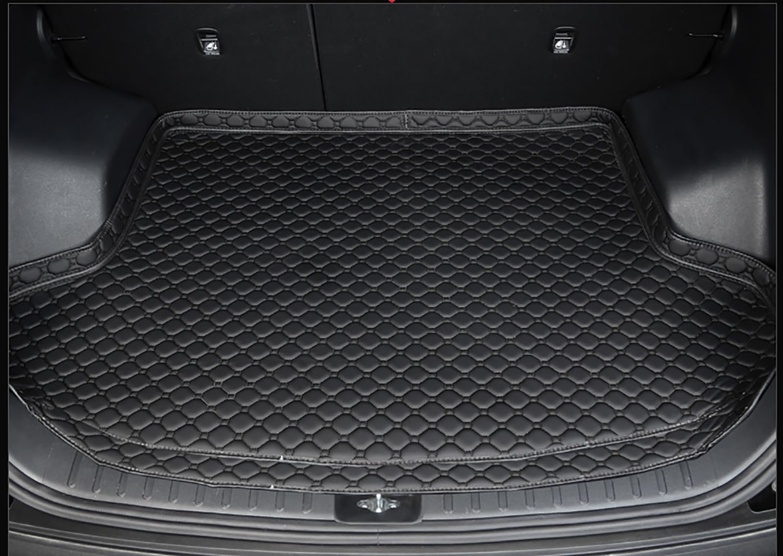 Auto Leder Kofferraummatten FüR BMW 2er Active Tourer U06 2022-2025, Leder Kofferraum Cargo Teppich Kofferraumwanne Kratzfest Schutzmatte Kofferraumschutz Innenraum ZubehöR,A/Black Auto Leder Kofferraummatten FüR BMW 2er Active Tourer U06 2022-2025, Leder Kofferraum Cargo Teppich Kofferraumwanne Kratzfest Schutzmatte Kofferraumschutz Innenraum ZubehöR,A/Black von QLEQMZTV