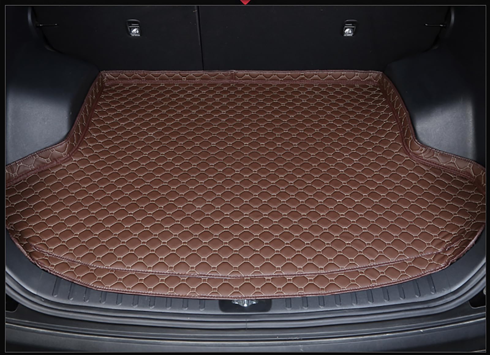 Auto Leder Kofferraummatten FüR Lexus NX 350h 2022-2024, Leder Kofferraum Cargo Teppich Kofferraumwanne Kratzfest Schutzmatte Kofferraumschutz Innenraum ZubehöR,D/Coffee Auto Leder Kofferraummatten FüR Lexus NX 350h 2022-2024, Leder Kofferraum Cargo Teppich Kofferraumwanne Kratzfest Schutzmatte Kofferraumschutz Innenraum ZubehöR,D/Coffee von QLEQMZTV