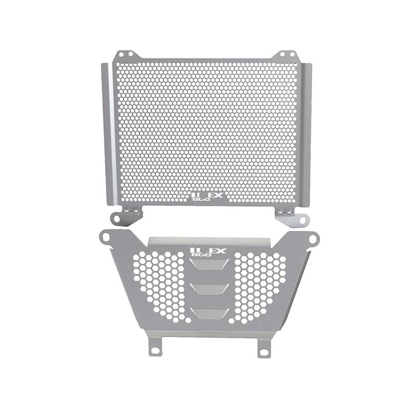 Motorrad Schutzgitter Kühler Schutzgitterabdeckung Motorrad Kühler Schutz Skid Platte Abdeckung Set FÜR CFMOTO FÜR CF Moto 800 MT 800MT N39 Ibex 800 ST 2021 2022 2023 2024 2025 von QLKFTRVNH