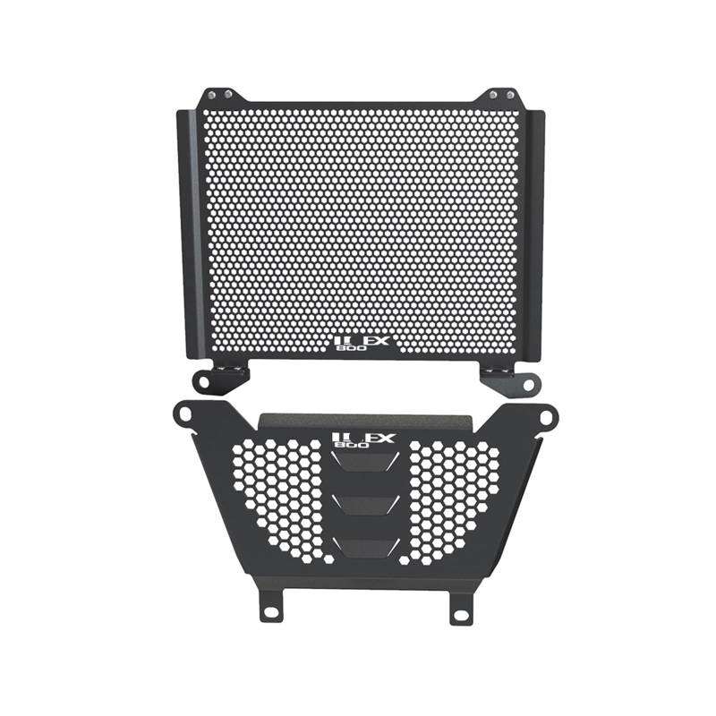 Motorrad Schutzgitter Kühler Schutzgitterabdeckung Motorrad Kühler Schutz Skid Platte Abdeckung Set FÜR CFMOTO FÜR CF Moto 800 MT 800MT N39 Ibex 800 ST 2021 2022 2023 2024 2025 von QLKFTRVNH