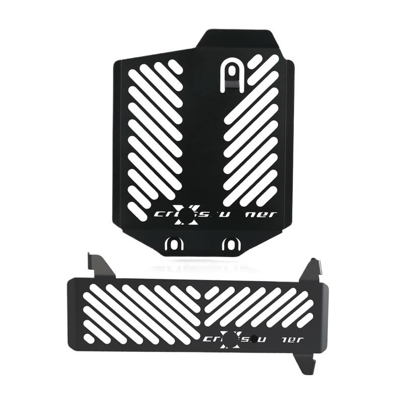 Motorrad Schutzgitter Kühler Schutzgitterabdeckung Motorrad Ölkühler Schutz Oberen Unteren Kühlergrill Schutz Abdeckung Set Für VFR800X VFR 800 X Crossrunner 2015-2024 von QLKFTRVNH
