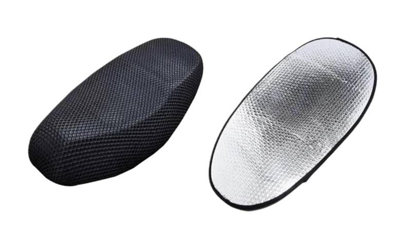 Motorrad Sitzbezug Motorrad Atmungsaktive Mesh Schutz Kissen Sitz Abdeckung Wärme Isolierung Pad Abdeckung Anti Slip Sonnenschutz Stoßdämpfung von QLKFTRVNH