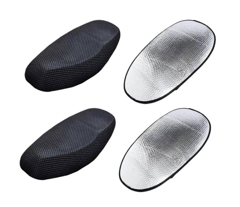 Motorrad Sitzbezug Motorrad Atmungsaktive Mesh Schutz Kissen Sitz Abdeckung Wärme Isolierung Pad Abdeckung Anti Slip Sonnenschutz Stoßdämpfung von QLKFTRVNH