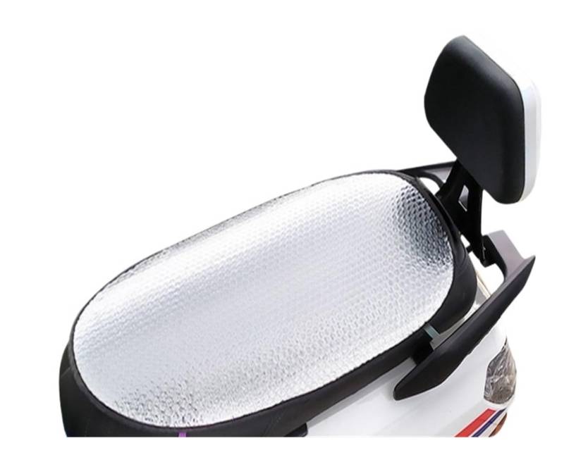 Motorrad Sitzbezug Sonnenschutz Four Seasons General Scooter Verdicktes Isolierkissen Motorradsitzschutzbezug von QLKFTRVNH