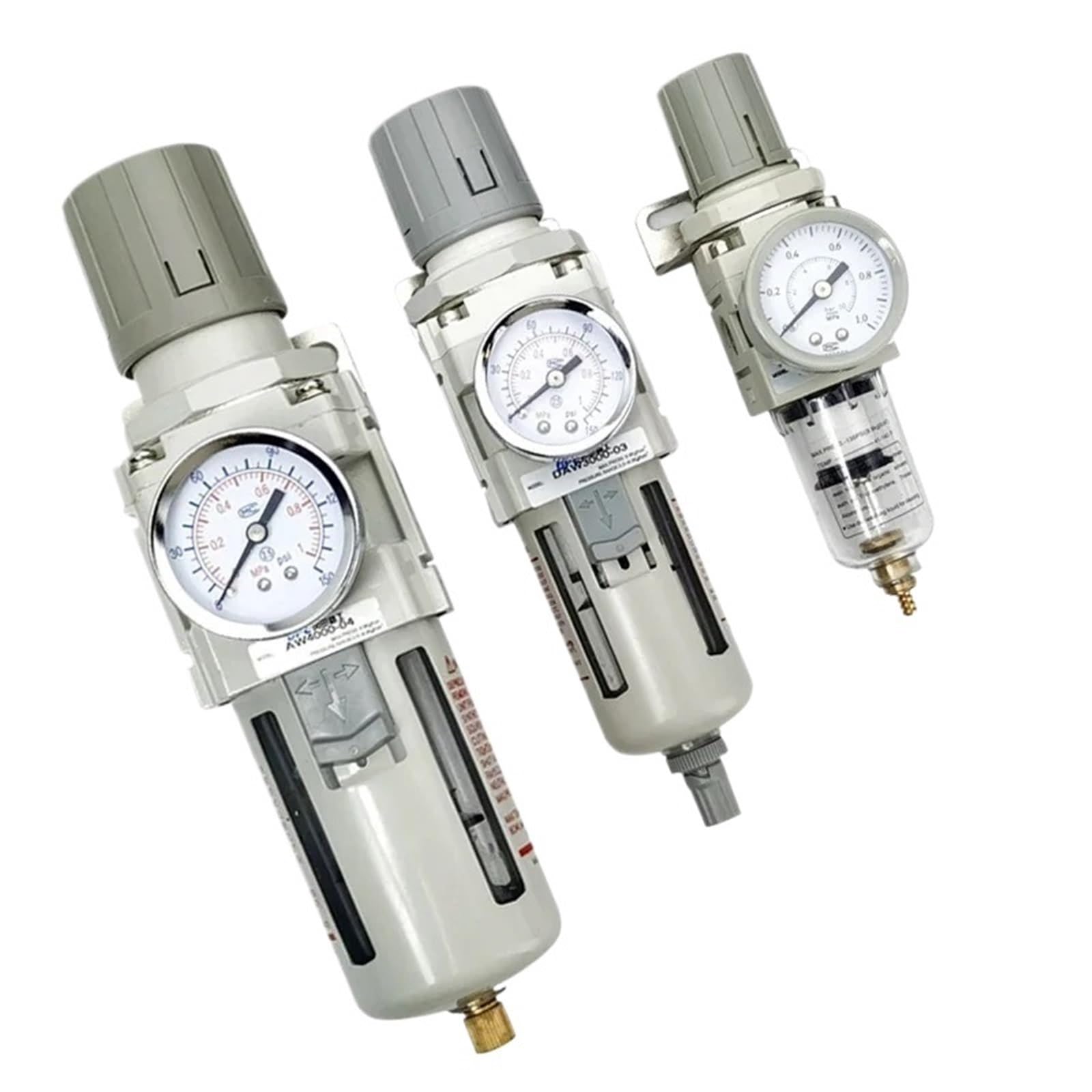AW2000-02 AW3000-03 AW4000-04 AW4000-06 AW5000-06/10 Druckregler-Fallefilter for Kompressor-Luftprozessor(AW2000-02 Copper,Automatic) von QLYUEUI