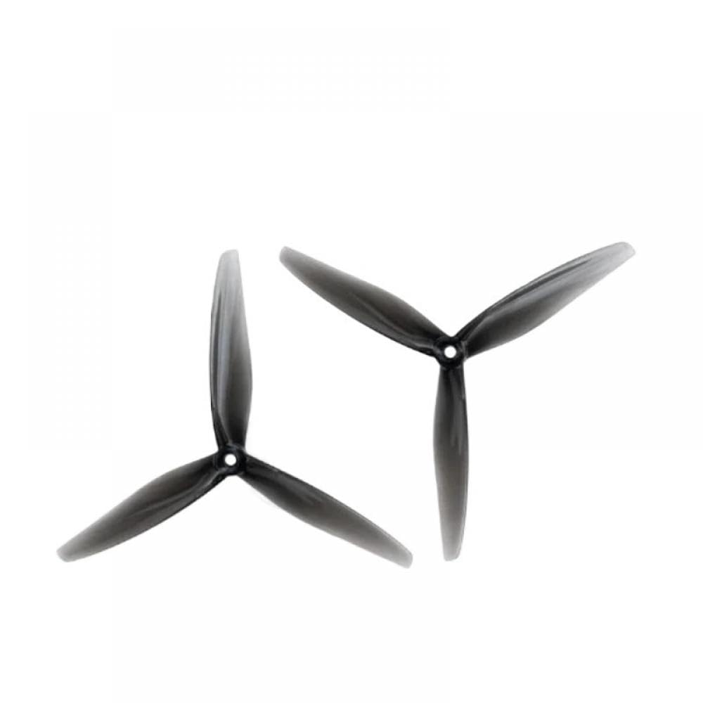 2 Paare 6045 6x4.5 3PC-Drohnen-Teile kompatibel mit 6-Zoll-FPV-Freestyle-Drohnen(2PAIRS CLEAR GRAY) von QMLQRGKF