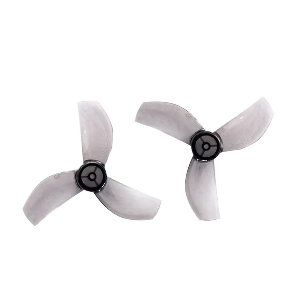 35 mm 3-Requisiten Kompatibel mit Tinywoop-Drohnen(4Pairs 3Blade Gray) von QMLQRGKF