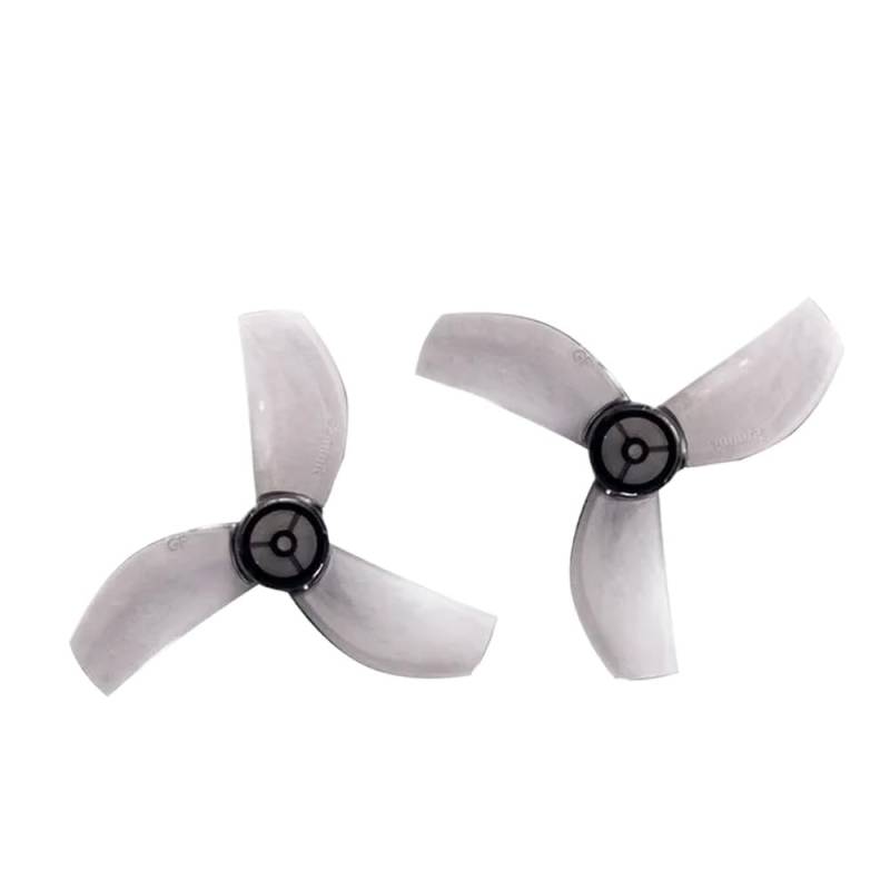 35 mm 3-Requisiten Kompatibel mit Tinywoop-Drohnen(4Pairs 3Blade Gray) von QMLQRGKF