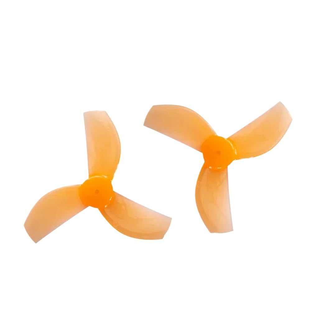 35 mm 3-Requisiten Kompatibel mit Tinywoop-Drohnen(4Pairs 3Blade Orange) von QMLQRGKF