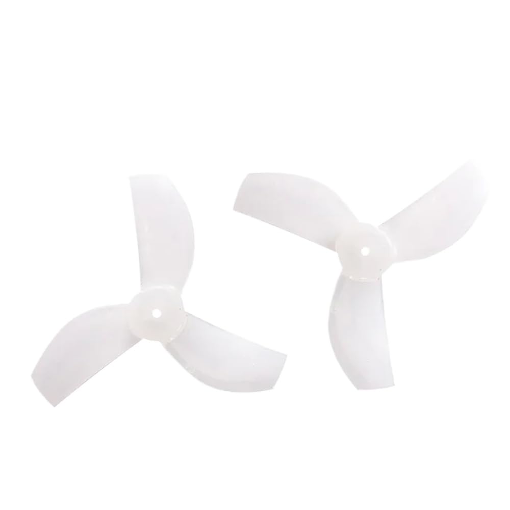 35 mm 3-Requisiten Kompatibel mit Tinywoop-Drohnen(4Pairs 3Blade White) von QMLQRGKF