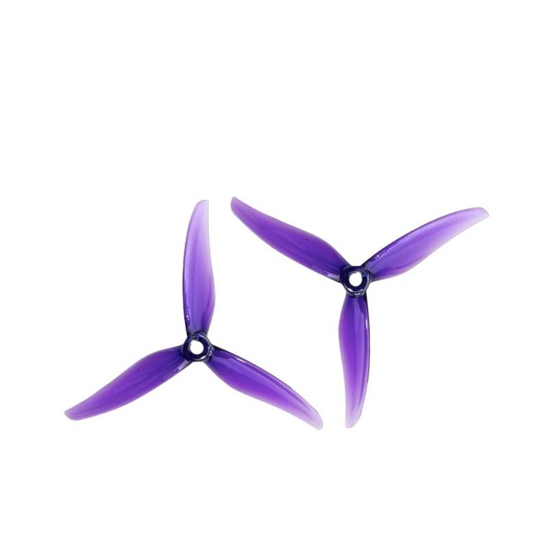 5 Zoll 3-CW CCW-Requisiten Kompatibel mit 2306 2207 Motoren(2 PAIRS PURPLE) von QMLQRGKF