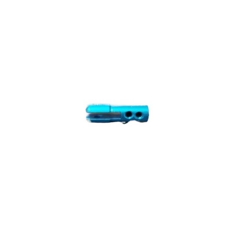 Aluminium -Servo -Verknüpfungsstange Spurstange Koppler Kompatibel mit RC -Modelle(BLUE) von QMLQRGKF