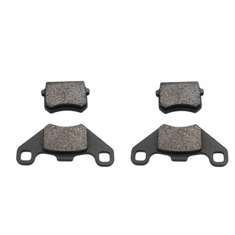 Bremsbeläge kompatibel mit Hammerhead Twister 50cc 70cc 90cc 110cc 125cc Sunl JCl Coolster Kandi Go-Karts(2 Pair) von QMLQRGKF