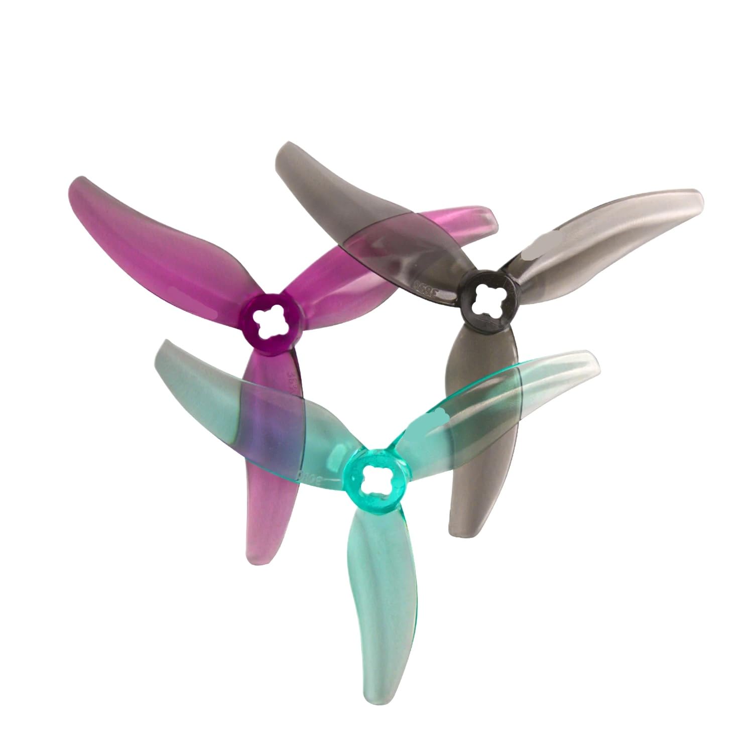 Hurricane 3630 3- Requisiten Kompatibel mit 3,5 "FPV-Drohnen(8 Pairs Gray) von QMLQRGKF