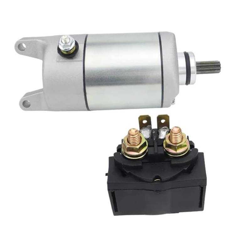 Startermotor & Relais kompatibel mit 750 4x4i KVF750 KVF650 750 800 2008-2023 Modelle von QMLQRGKF