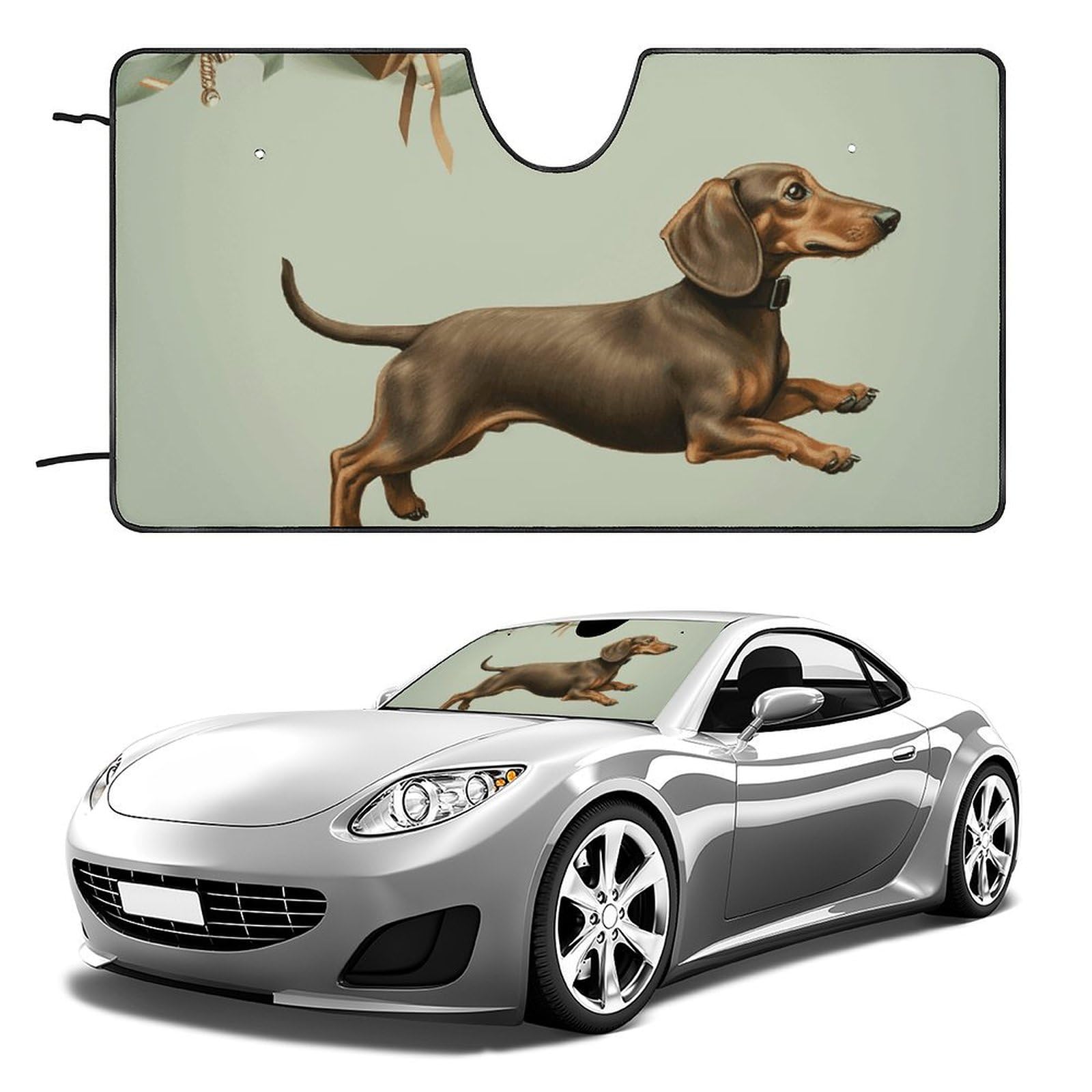 Auto Windschutzscheibe Sonnenschutz Hund Laufen mit Geschenk Faltbarer Sonnenschutz Visier hält Fahrzeug kühl Fit PKW LKW SUV Auto Windschutzscheibe Sonnenschutz Hund Laufen mit Geschenk Faltbarer Sonnenschutz Visier hält Fahrzeug kühl Fit PKW LKW SUV von QMNLKH
