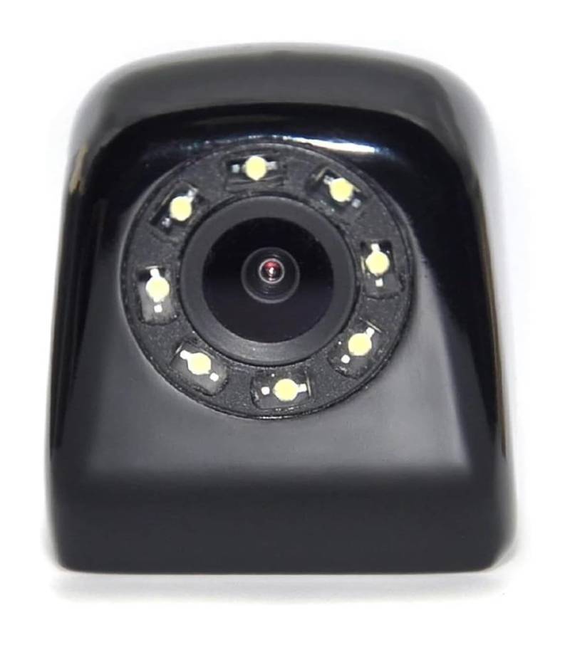 Auto Rückfahrkamera Für Klassische CCD Ccd Auto Rückansicht Kamera Weitwinkel Wasserdicht 8 LED Nacht Für Parkplatz Monitor System Rückfahr Hilfe(Schwarz,Front) von QMTVFSRH