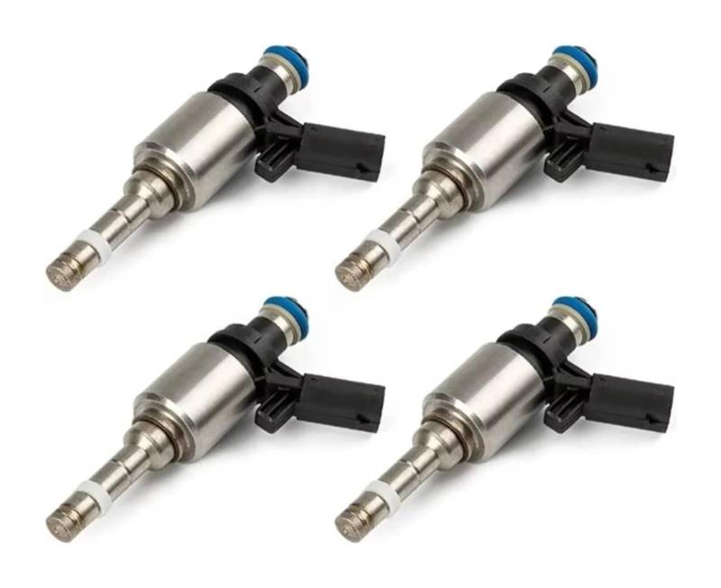 Einspritzventil Kraftstoffinjektor Für A3 A4 A5 A6 A8 Q3 Q5 TT 2.0 TFSI Quattro 2004-2017 Ersatz OEM 06H906036H 06H906036G 1/4X Kraftstoffinjektor Auspuff(4pcs) von QMTVFSRH