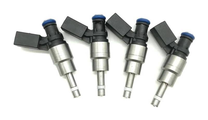 Einspritzventil Kraftstoffinjektor Für A4 8E 8E5 B6 S4 Für Avant Für Quattro 2,0 FSI 06D90603 6B 0261500011 06D906036D 4 PCS Auto Kraftstoff Injektor Motor Teile von QMTVFSRH