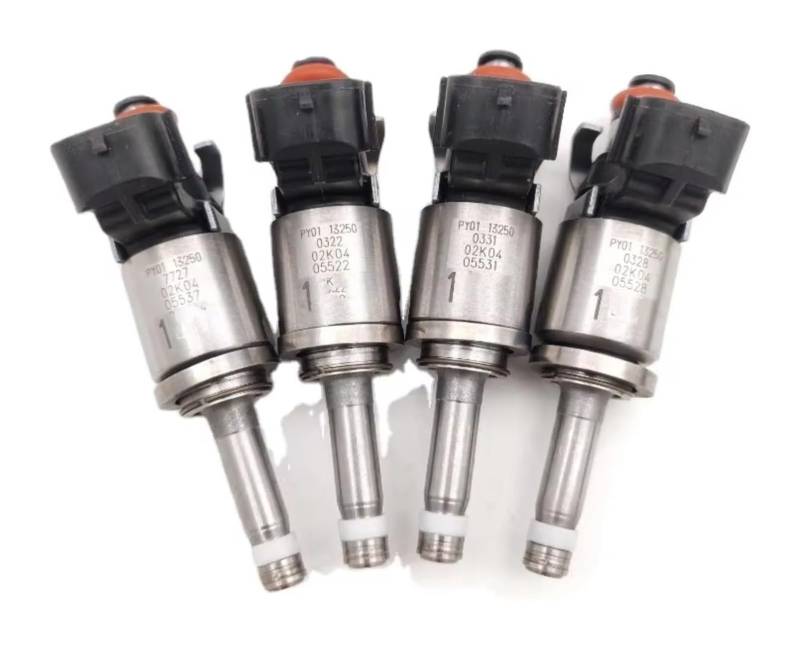 Einspritzventil Kraftstoffinjektor Für Mazda 3 6 CX-5 2.5L OEM PY01-13-250 PY0113250 4X Kraftstoffeinspritzung Auspuff von QMTVFSRH